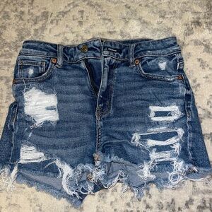 American Eagle Distressed Denim Shorts